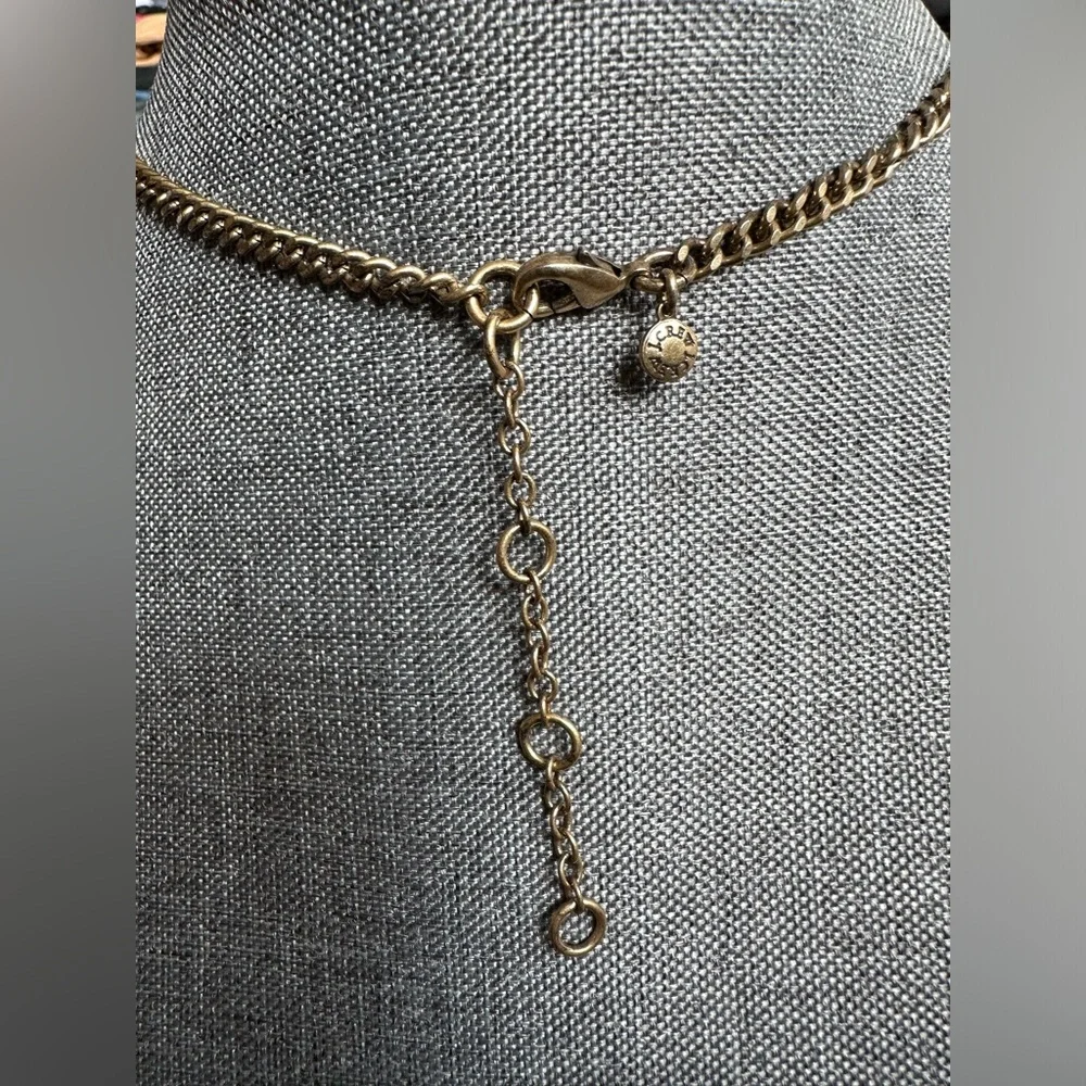J CREW Rhinestone & Milky/Ivory Necklace - Picture 6 of 9